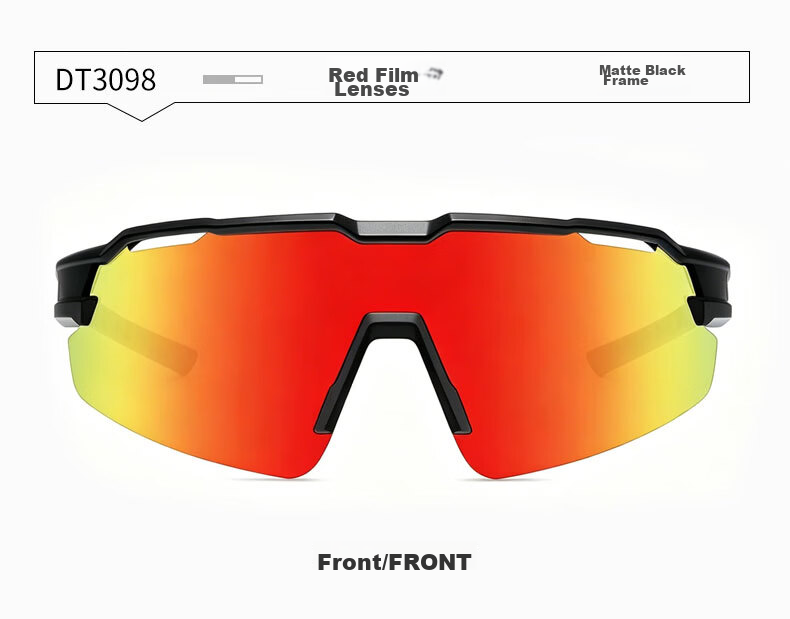 DRATRA Cycling Glasses Unisex Mountain Bike Goggles UV Protection Sunglasses Outdoor Sunshade Glasses 18
