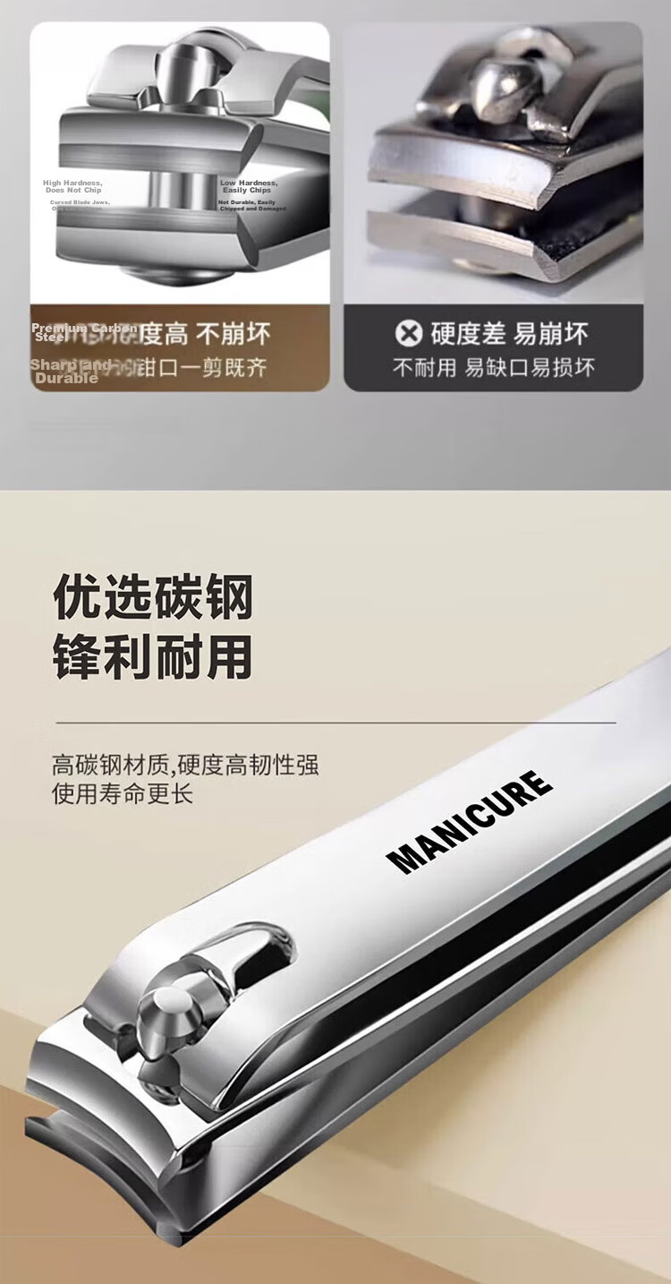 LiQing Baby Nail Clippers [4-Piece Set] Newborn Infant Toddler Nail Trimmer Anti-Pinch Nail Clippers 8