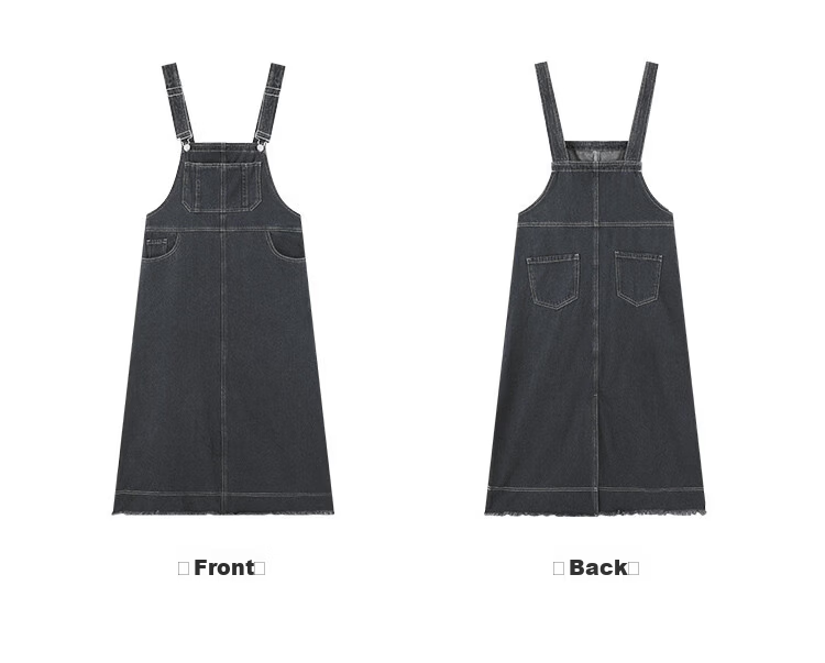 MT Nostalgic Vintage Straight Strap Dress Autumn Fashion Simple Essential 9