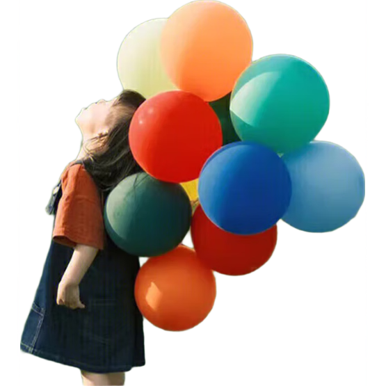 Jiayan Colorful Balloons, Graduation Season Birthday Party Scene Decoration Latex Outdoor Handheld Photo Balloons, 21 Pieces