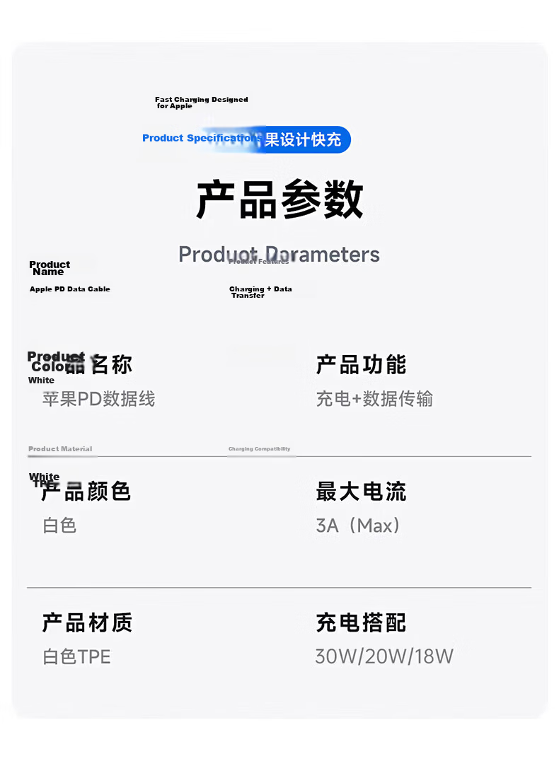 Kewo [Official Genuine] Apple 60W Fast Charging Cable Compatible with Original Data Cable iPhone 14/13 Pro Max/12/11/8/XR Mobile Phone Charger 1m Flash Charging Cable 12