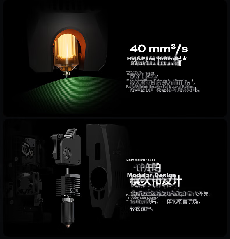 Creality K2 Pro 3D Printer Large Size FDM Desktop High Precision High Speed AI Monitoring Active Chamber Temperature Control 22