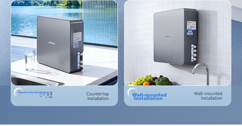 KONKA 0 Power Consumption 0 Wastewater + High Flow + Wall-mounted Desktop Under-sink Water Purifier Home Ultrafiltration Tap Water Filter UF-KF02 17