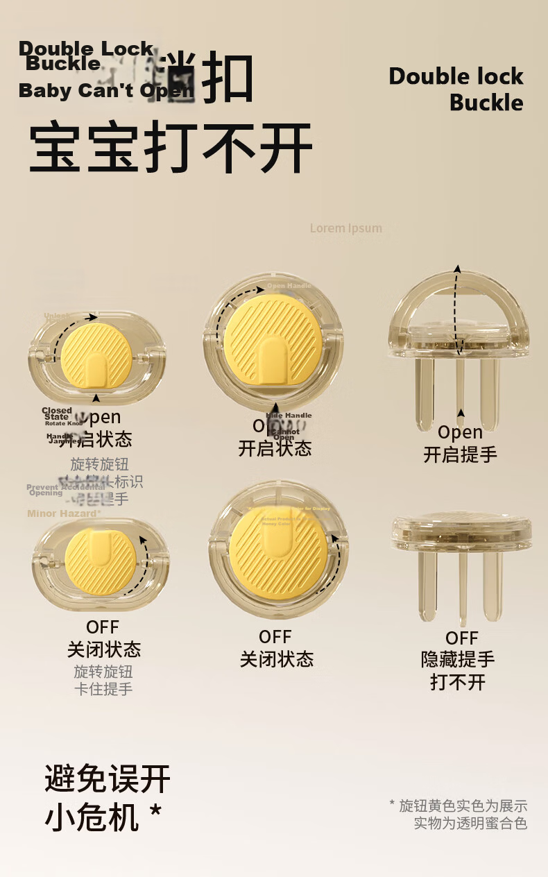 SAFTY DAD Socket Protector Child Safety Electrical Outlet Cover Power Strip Plug Hole Guard Switch Power Protection Cap Safety Plug 3