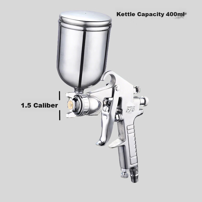 Junwen Spray Gun Pneumatic Paint Sprayer Automotive Coating Glue Spray Can 1.5/F75-750ml Lower Cup 7