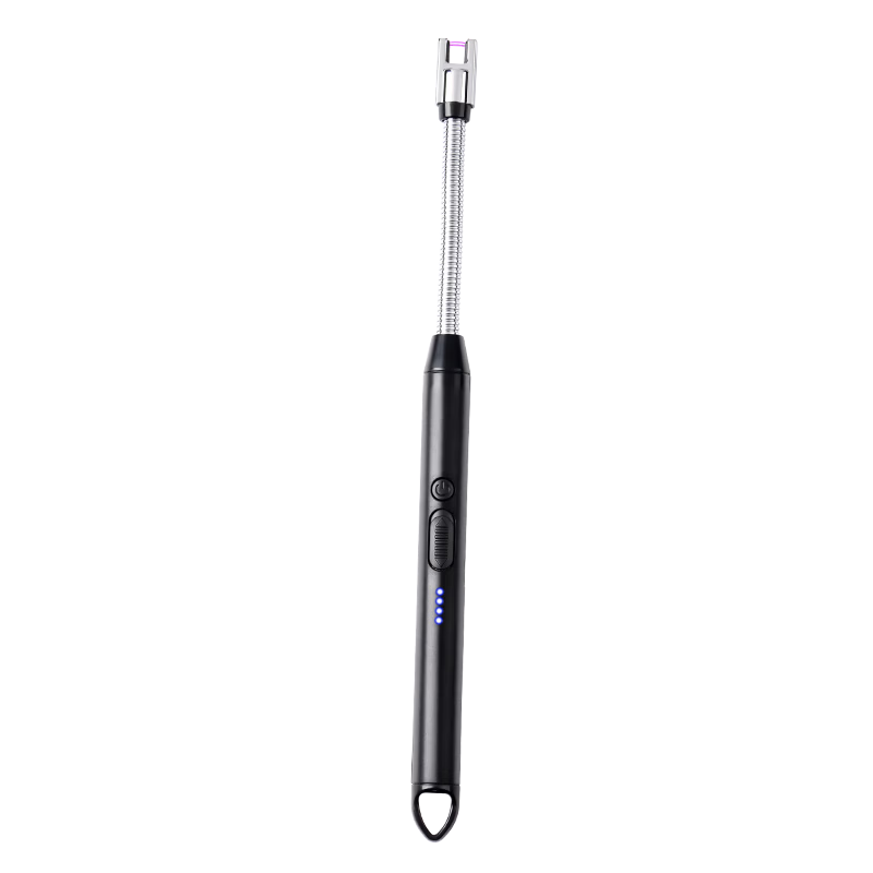 Extreme Space Rechargeable Continuous Pulse Igniter for Gas Stove Black Electronic Lighter Gun