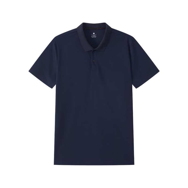 JD Jingzao Summer Men's Sports Short Sleeve T-Shirt Polo Shirt Running Fitness Outdoor Quick-Dry Navy Blue 2.0 S