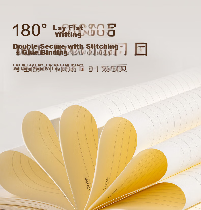 Deli Customizable Fashion Leather Notebook, Business Notepad, Sheepskin Journal, Meeting Record Book, A5 Size, 120 Sheets, Gray, Single Book Pack, 3340 6