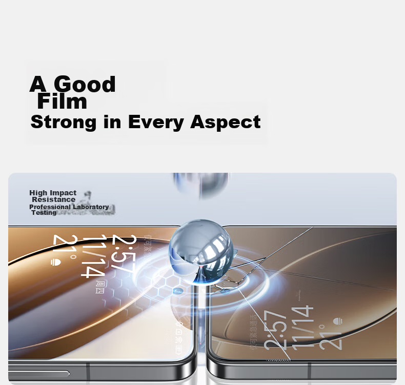Shanmo Tempered Glass Screen Protector for Redmi K80/K80 Pro - Diamond Explosion-Proof, Ultra Smooth, Anti-Fingerprint, Drop-Resistant, High-Definition Phone Protective Film 3