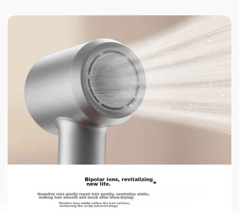 Laifen Swift 4 High-Speed Hair Dryer (Standard Edition) Fast Drying Home Use Ionic Hair Care Hairdryer Silver Birthday Gift 7