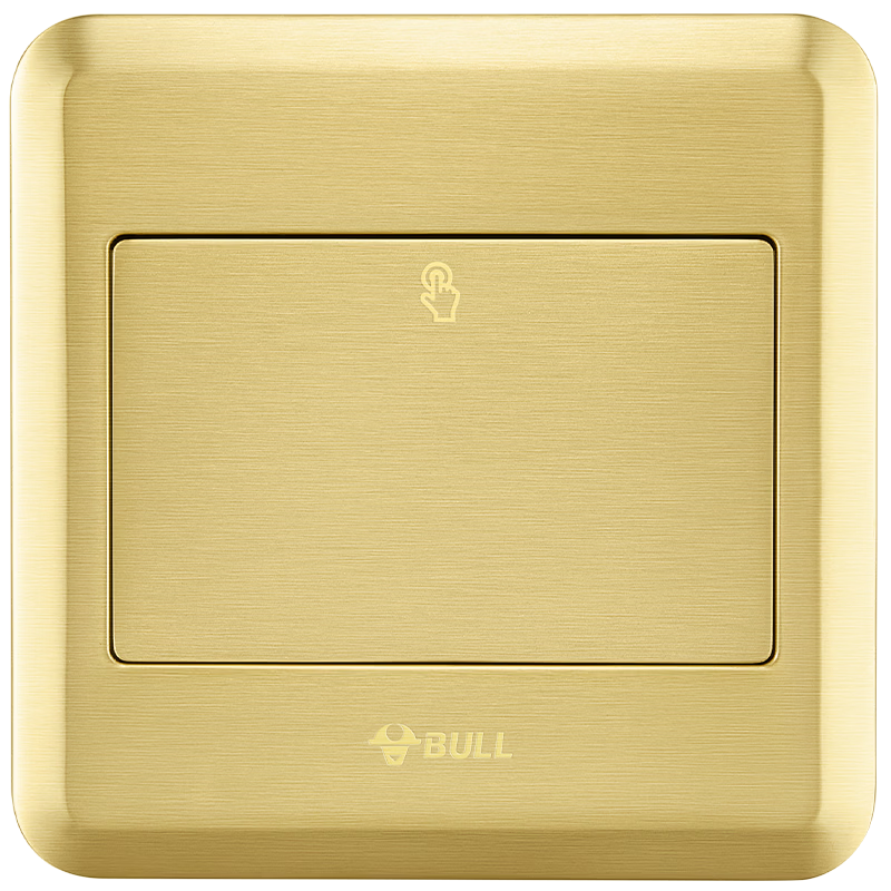 BULL Switch Socket Five-Hole Floor Socket Full Metal Panel Gold 5-Hole Floor Ground Socket GD8Z223
