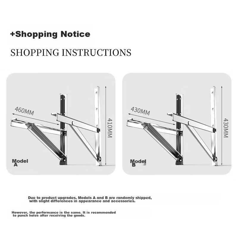 ProPre Air Conditioner Outdoor Unit Bracket 304 Stainless Steel Universal for Haier Kelon TCL AUX Gree 1.5P 2