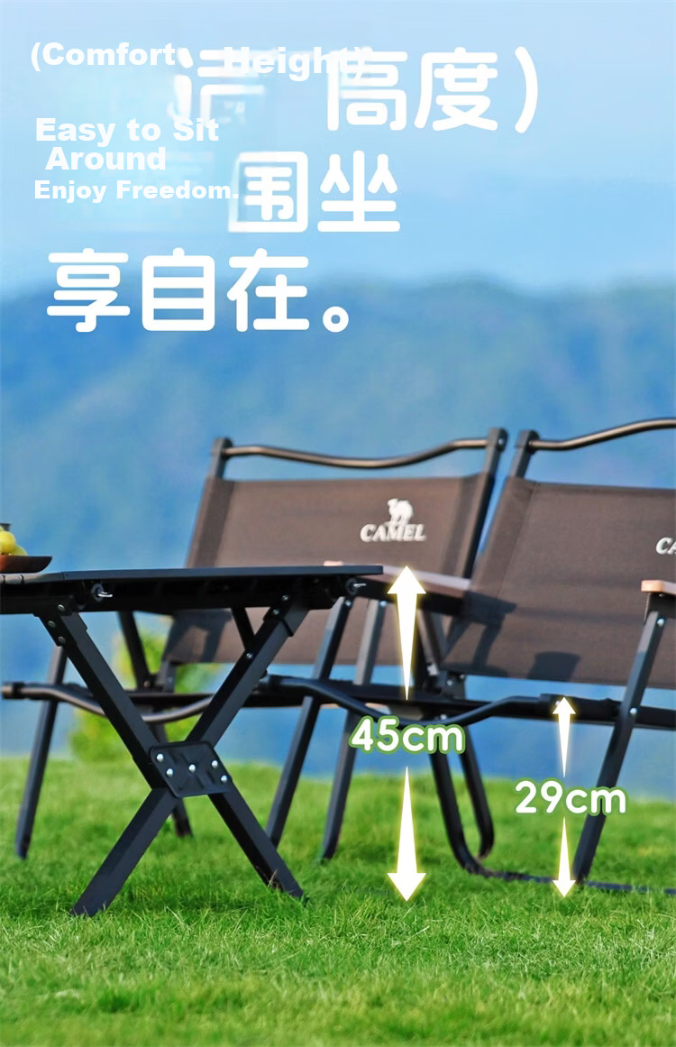 CAMEL Outdoor Egg Roll Table Camping Table and Chair Camping Equipment Picnic Folding Table 173CJ00115 11