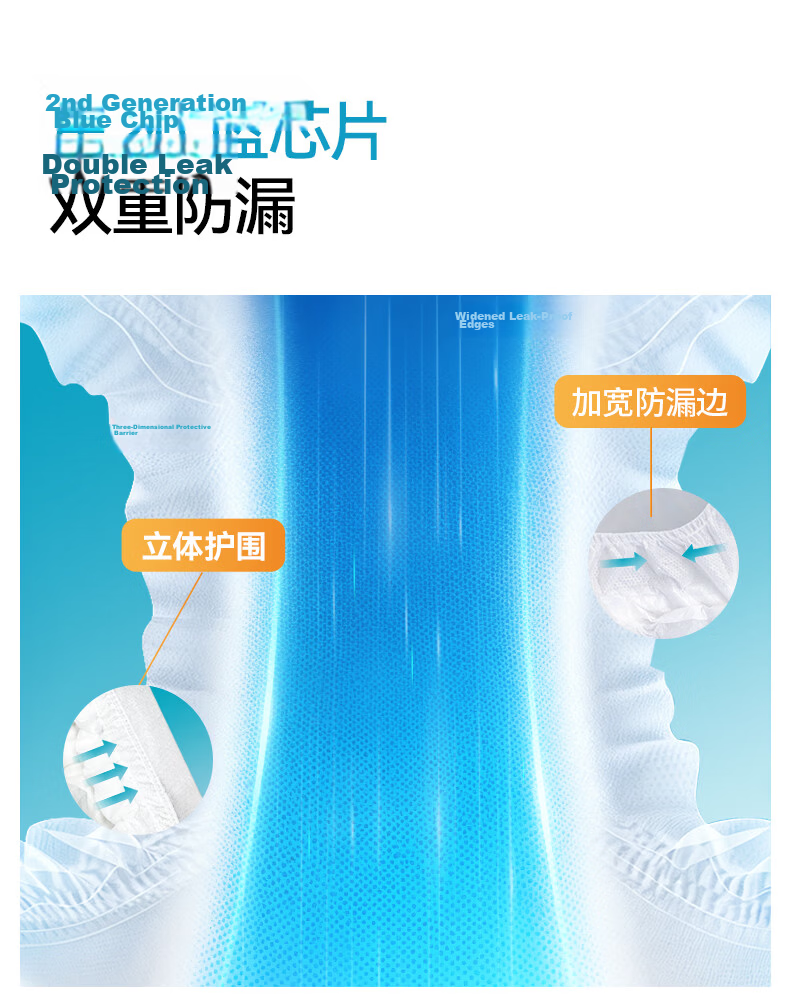 Aishule Adult Diapers, Size L, 30 Pieces, Odor-Eliminating, Antibacterial, Adhesive, for Bedridden Elderly, Postpartum Women, Strong Absorption, Leak-Proof 5