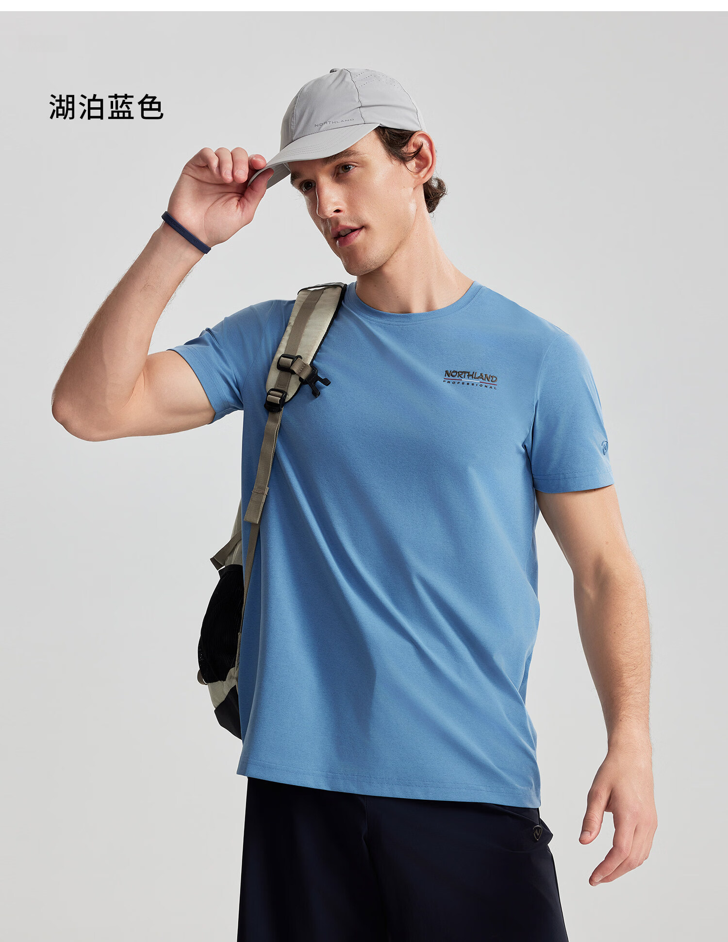 NORTHLAND Men's Crew Neck Short Sleeve T-Shirt 2026 New Outdoor Sun Protection Antibacterial Quick-Dry 28
