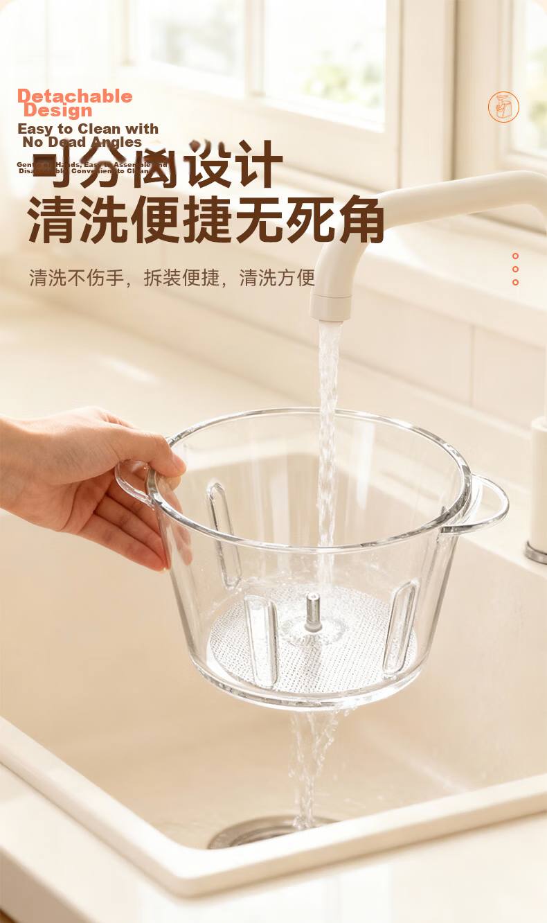 YANGZI Meat Grinder, Home Use Floating Double Blade Mincer, Meat Chopper, Garlic Press, All-In Meat And Vegetable Grinder, 2026 New Model for Home Use, 3L Capacity 14