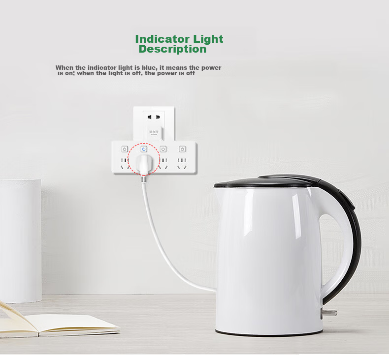 Delipow Socket, Adapter Plug/triangle-Shaped One-To Multifunctional/distributed Control Switch/wireless Conversion Socket 9