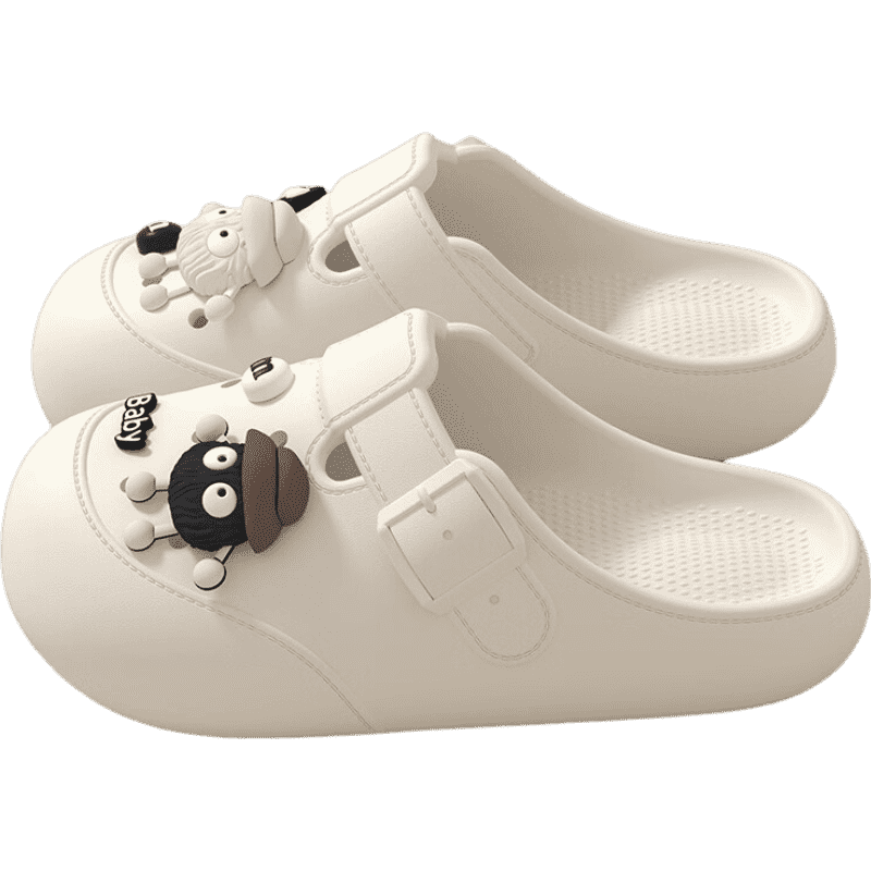 YUZHAOLIN Women's EVA Beach Shoes, Sandals, Slip-On Slippers with Squishy Feel, Outdoor Slippers YG217 Black 36-37