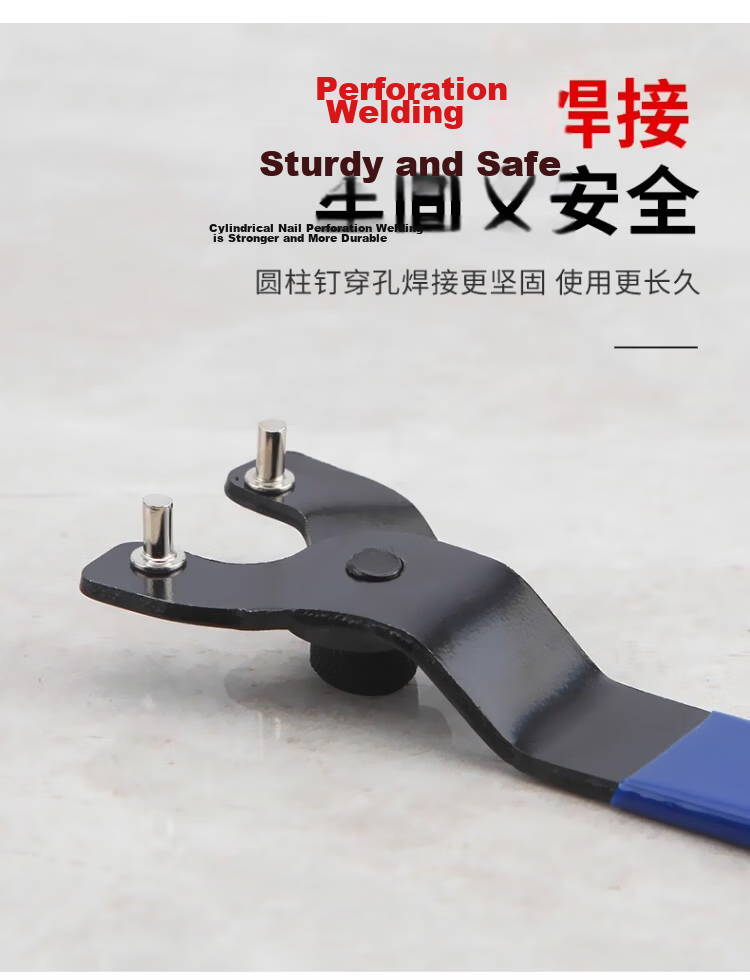 No.1 Factory 2-Pack Angle Grinder Wrench Thickened Key Polishing Machine Accessory Disassembly Wrench Cutting Machine Adjustable Angle Grinder Wrench 4
