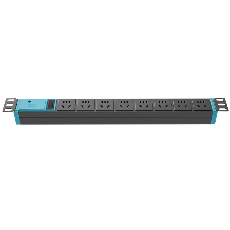 BULL New National Standard PDU Overload Protection Desktop Cabinet Power Strip Socket 8-Outlet Wireless Master Control Switch GNE-108EW