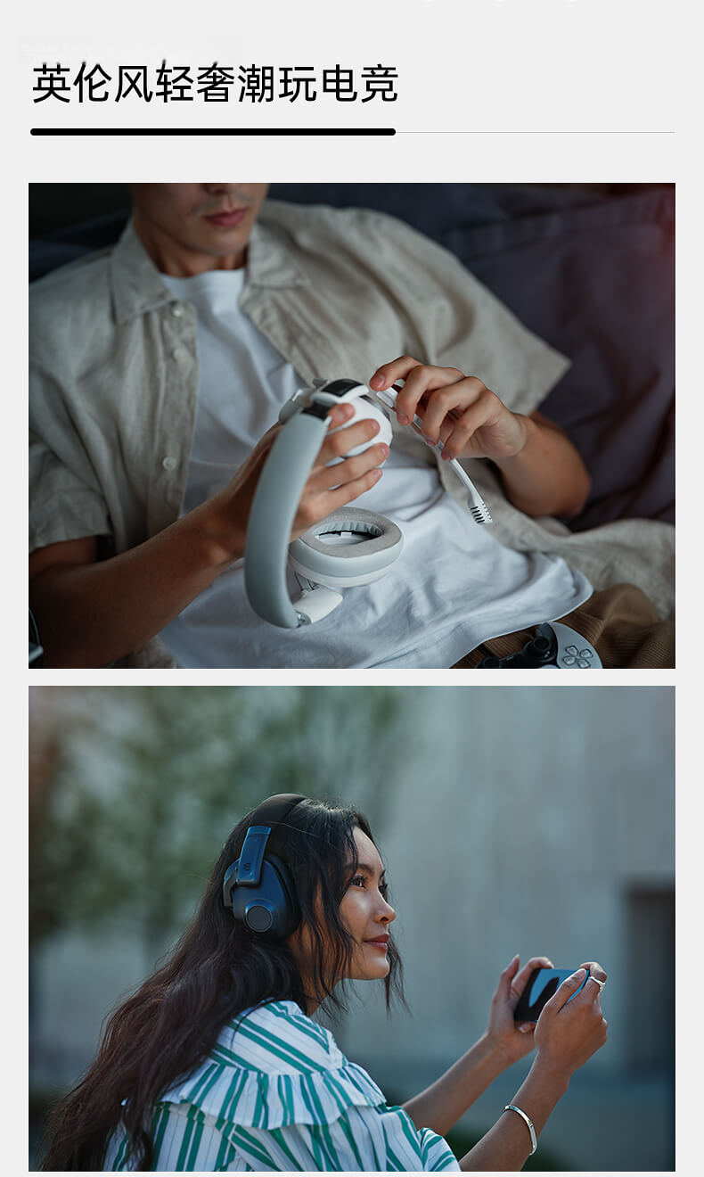 EPOS Sennheiser GSP370 Wireless Gaming Headset Over-Ear CS:GO PUBG Headphones 100H Battery Life 2.4G Low Latency 15
