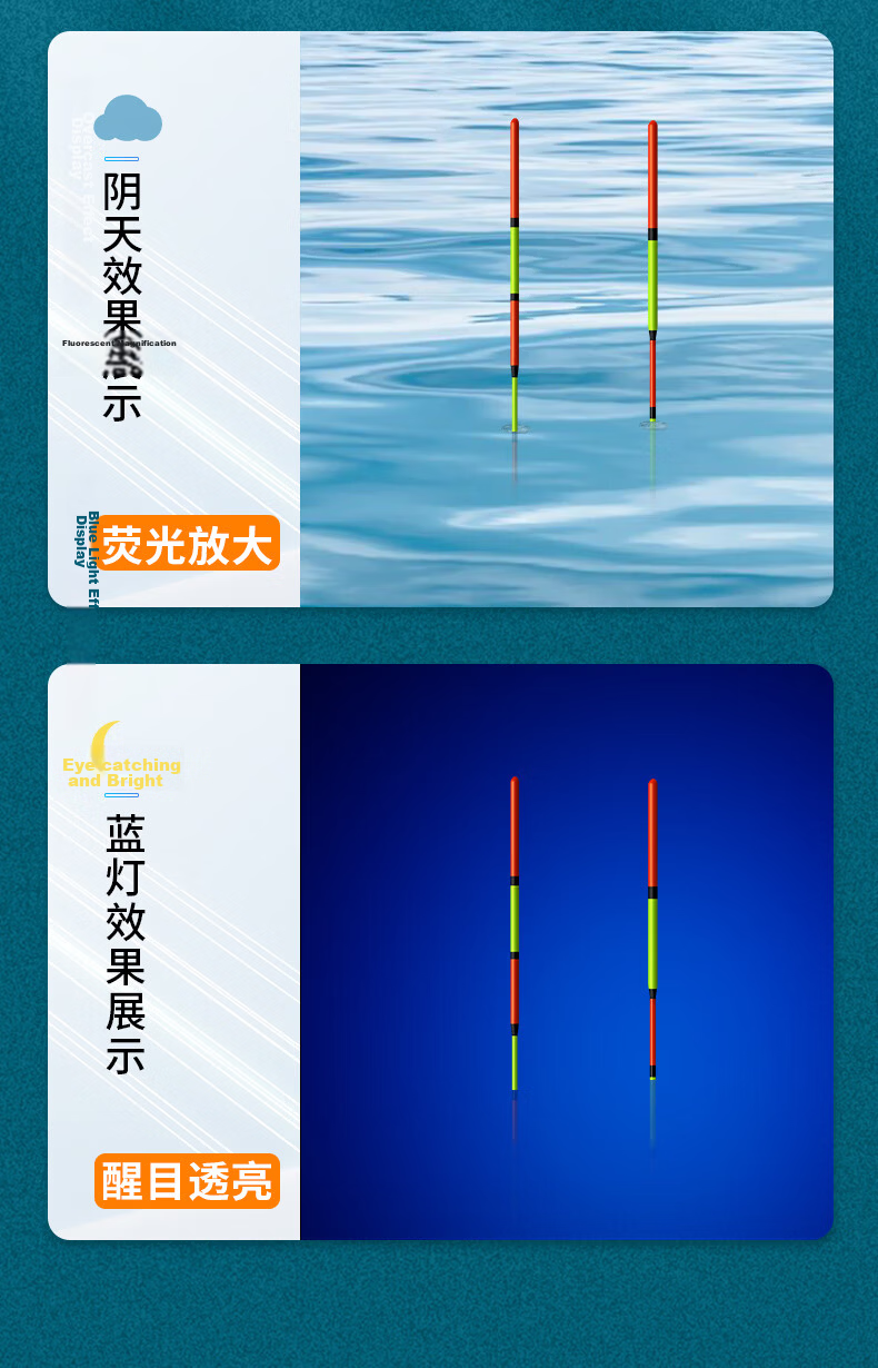 Xiaofengxian Fish Float MQD-03 Crucian Carp Nano Float High Sensitivity Thick Tail Visible Fishing Float Nearsighted Float Fishing Tackle 6