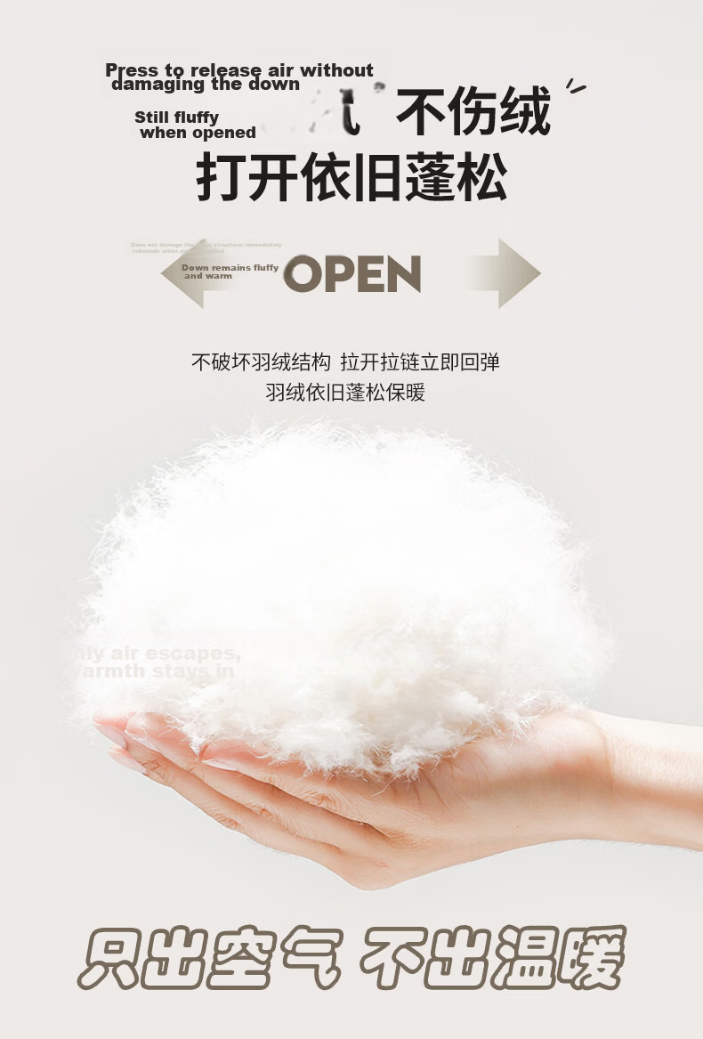 Baicaoyuan Compression Travel Storage Bag for Down Jackets, Clothing, Underwear, Luggage Packing, Business Trip Dirty Clothes, Essential Travel Supplies 5
