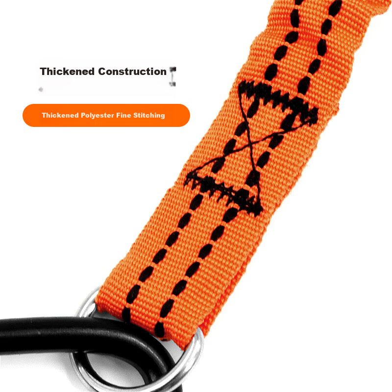 Baige Anti-Fall Safety Rope High-Altitude Work Fall Protection Elastic Retractable Rope Orange CW677166 4