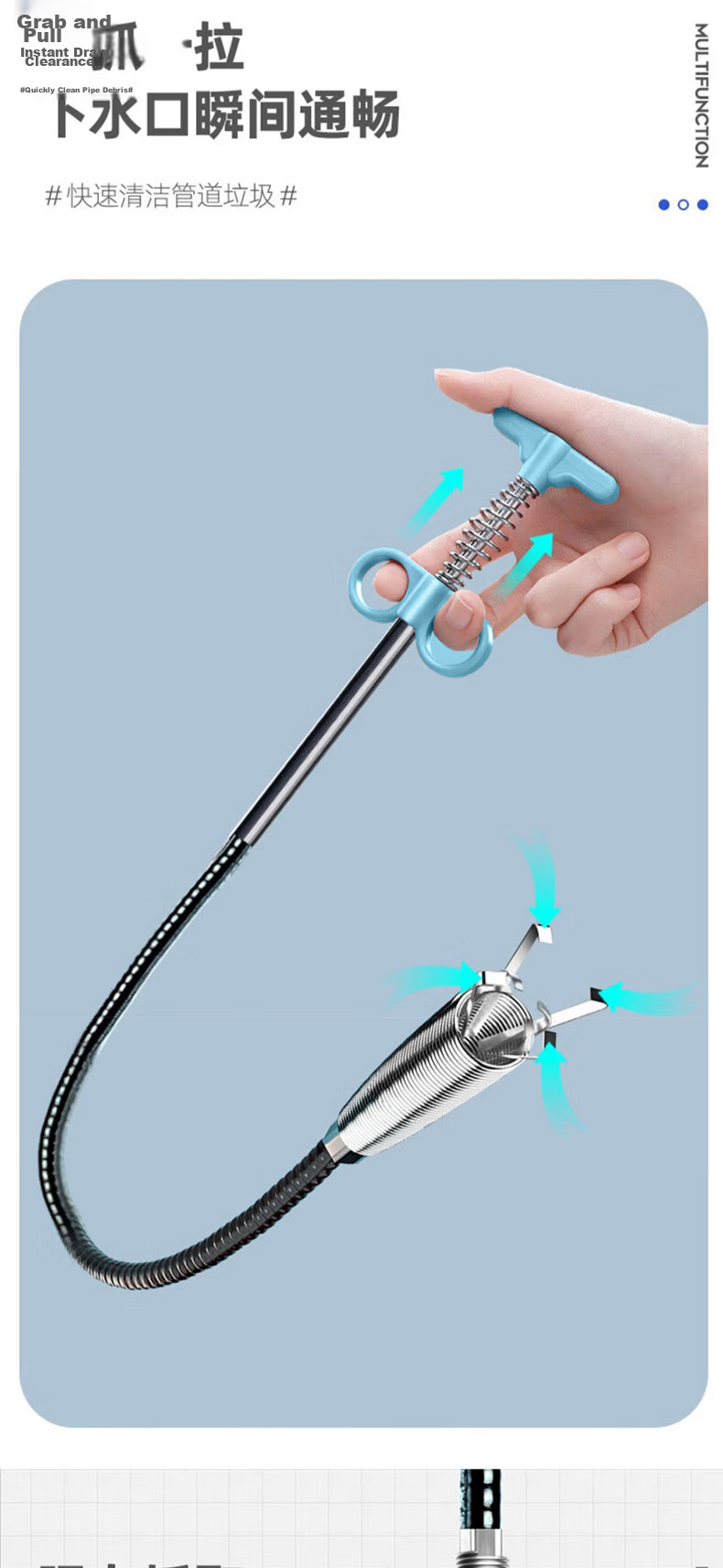 Chibi Toilet Plunger Drain Unclogger Suction Cup Tool for Toilet and Drain Cleaning 4