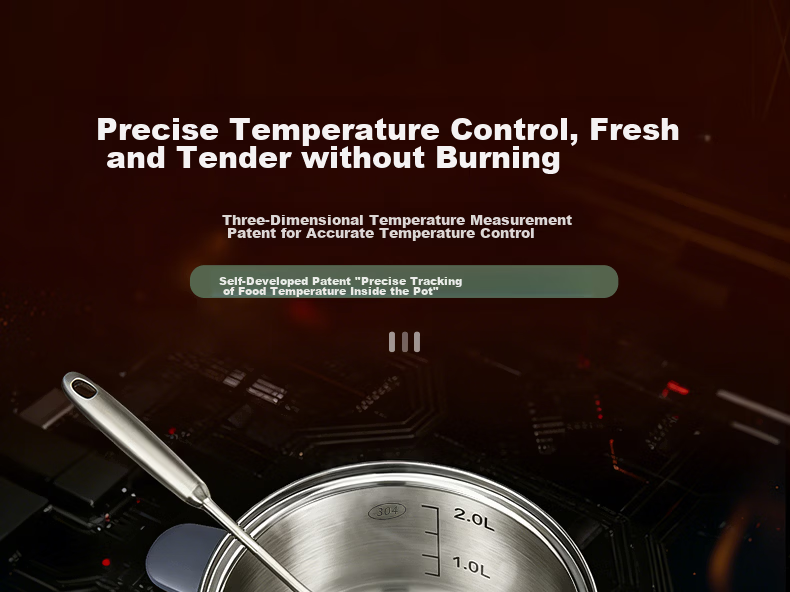 Gemside JSG-P18 Automatic Smart Cooking Stir-Fry Machine Non-Stick Oil-Free Multi-Purpose Electric Frying Pan Cooker 11
