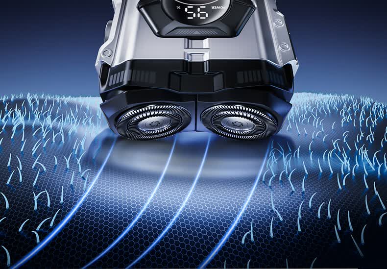 Skyworth Electric Shaver JA12 Mecha Series Portable Fast Charging Floating Blade Washable Men's Gift for Boyfriend Husband Father Graduation Gift 8