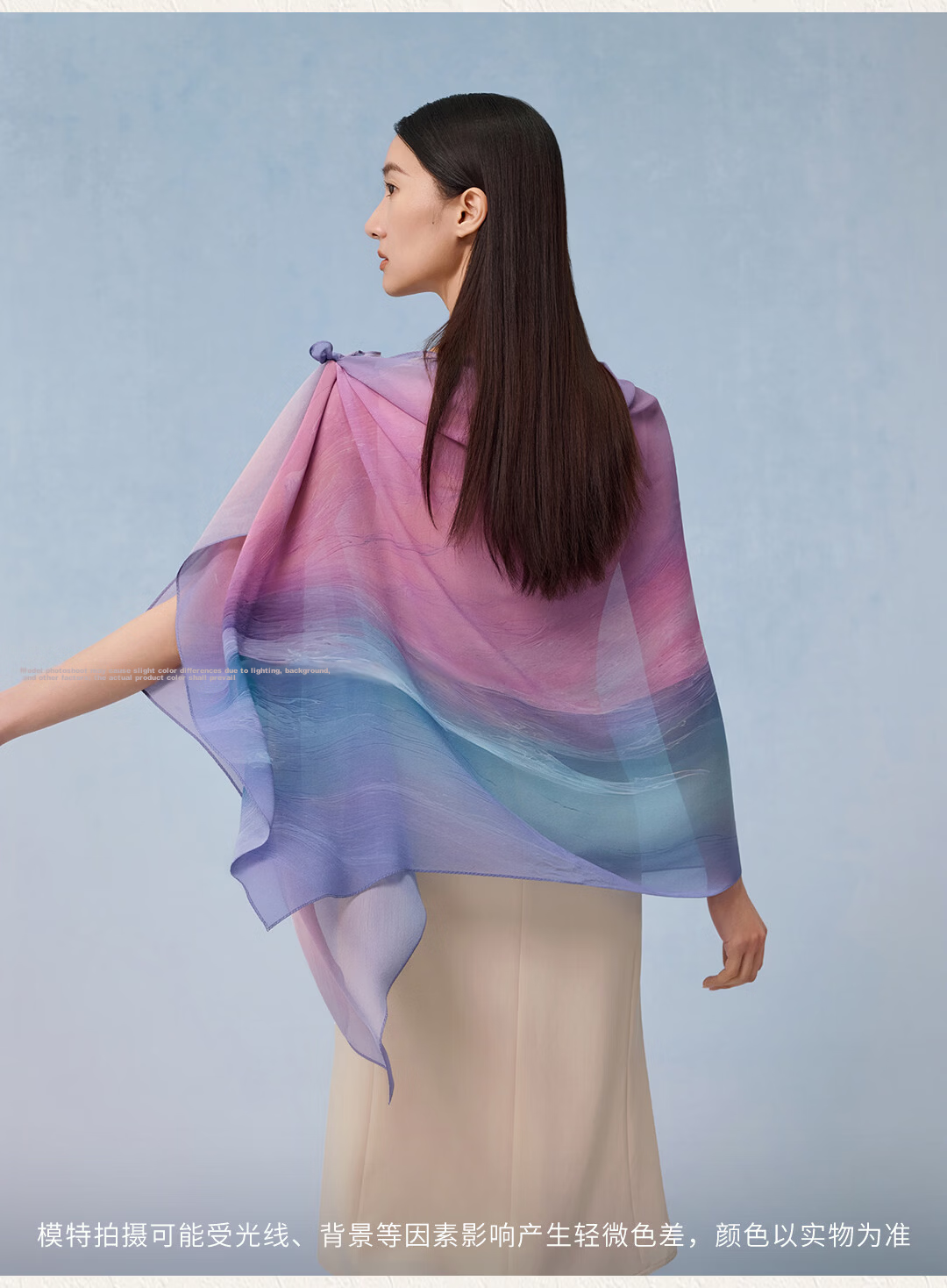 Shanghai Story 100% Mulberry Silk Summer New Arrival Silk Scarf Breathable Shawl Gift Box Birthday Gift for Mom and Girlfriend 8
