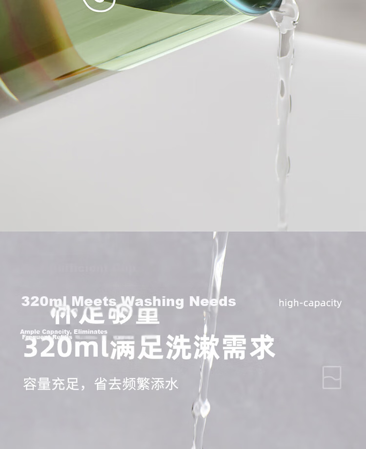 Ecoco Transparent Couple Toothbrush Cup Toothpaste Storage Box Student Toothbrush Holder Luxury Black 6