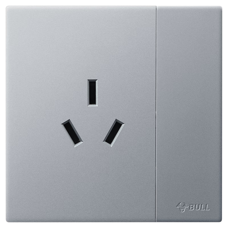 BULL Switch Socket G60 Series 16A Switch Socket Ultra-thin Panel G60E204 Moon Shadow Gray