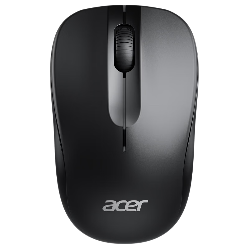Acer Wireless Mouse Silent Comfortable Grip Office Mouse Universal for Desktop Laptop Portable OMR334 Black