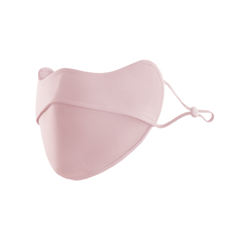 Xiao Ye He Zi [Guan Xiaotong Same Style] Eye Protection Corner Sunscreen Face Mask Summer Women's Blush 3D Mask UV Protection Dust Ice Silk