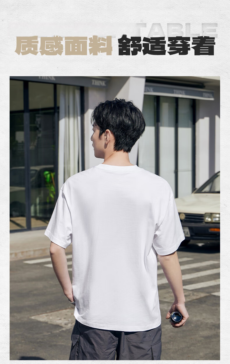 Warrior Men's Short Sleeve T-Shirt Pure Cotton Crew Neck Summer Breathable Printed Casual Basic Top 11