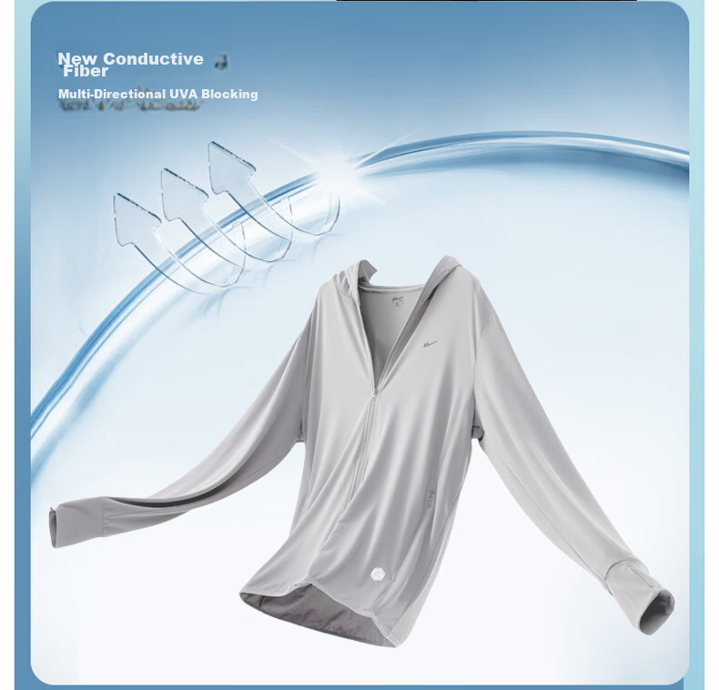 Huili Sun Protection Clothing for Men, UPF50+ UV Protection, Ice Silk Breathable Sun Protection Jacket, Men's Skin Coat, Quick-Drying Windbreaker 6