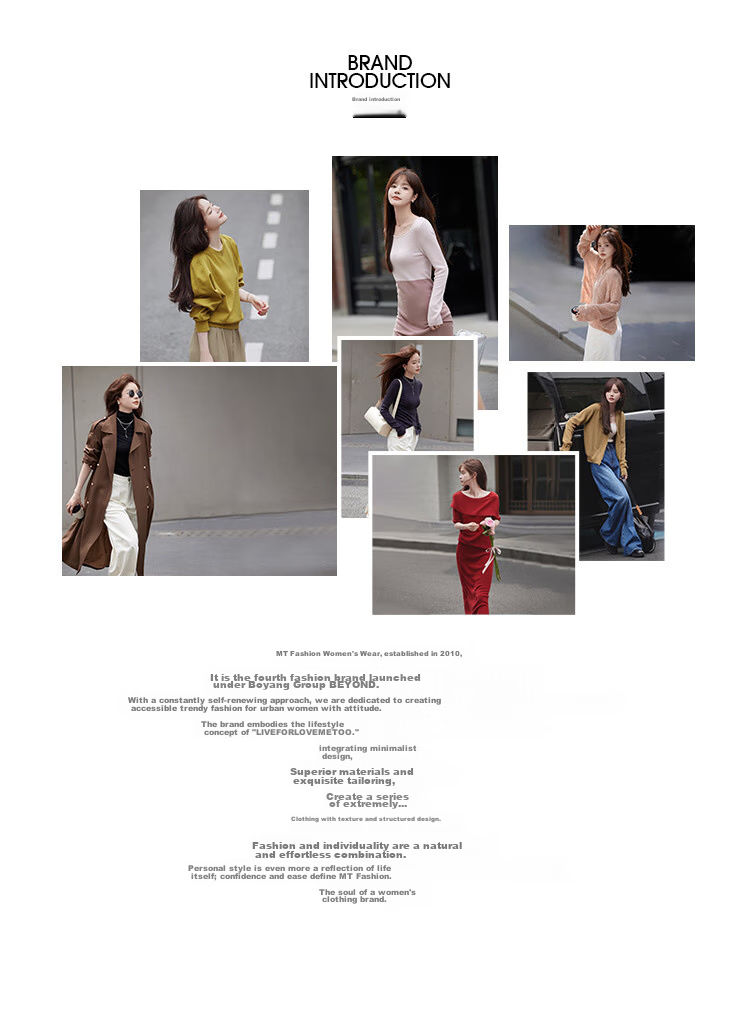 MT Nostalgic Vintage Straight Strap Dress Autumn Fashion Simple Essential 11