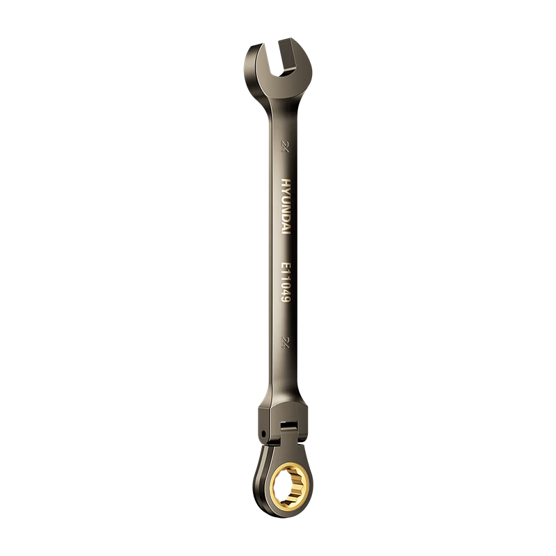 HYUNDAI Dual-Use Quick Ratchet Wrench Set Labor-Saving Automatic Combination Open-End 13mm Ratchet Wrench Tool Kit
