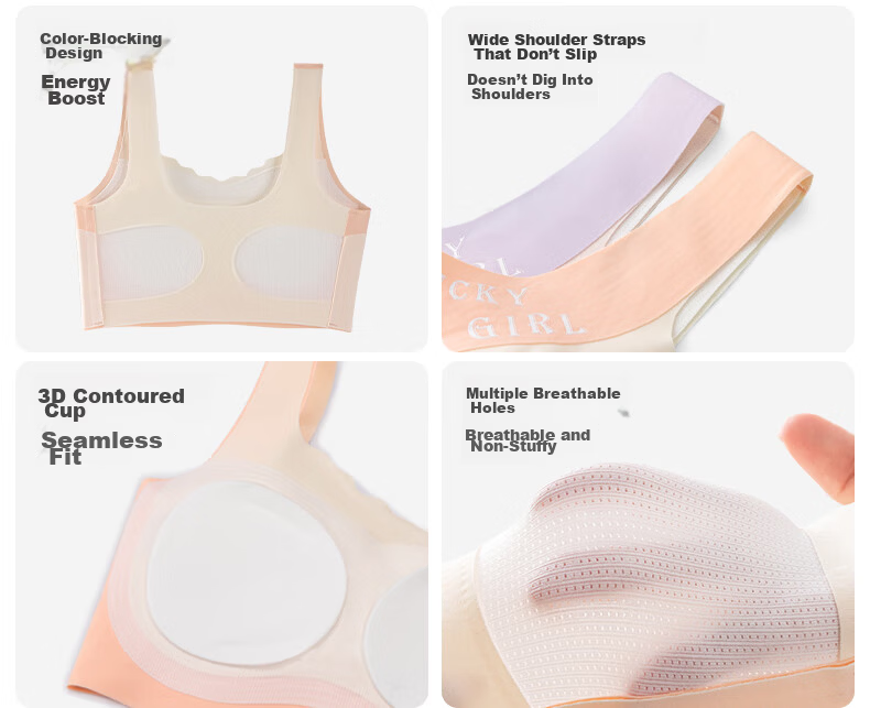 MiiOW Adolescent Shaping Underwear Girls Teen Vest Sports Bra for Middle and High School Students 42