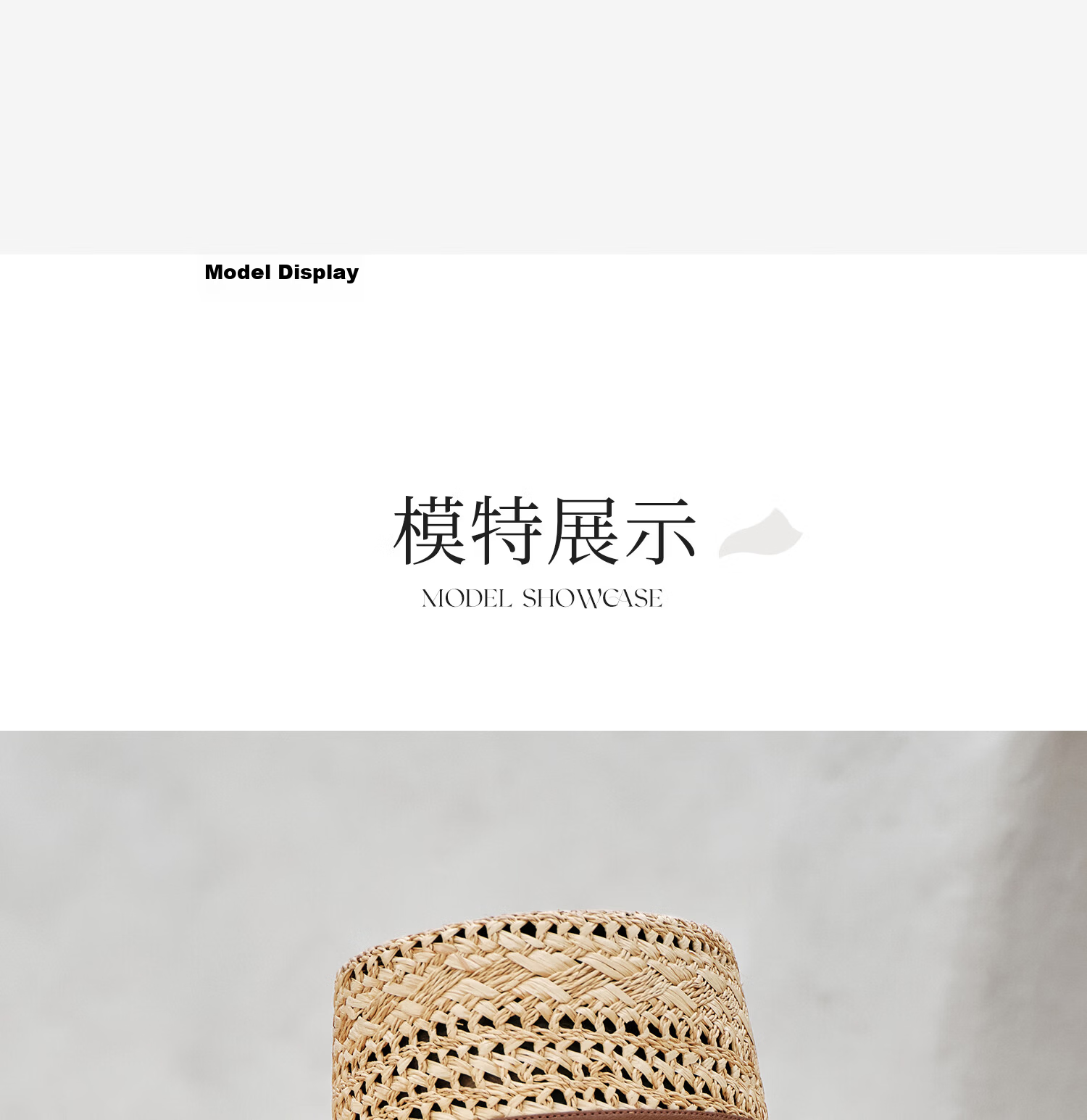 FANCET Hand-Crocheted Raffia Flat Top Summer Women's Hollow Breathable Straw Hat British Vintage High Crown Sun Hat 13