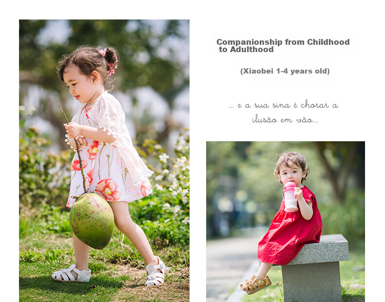 Katetu Children's Sandals, Girls' Summer Walking Shoes, Princess Shoes, for Ages 1-6, Boys' Closed-Toe Soft-Soled Baby Sandals XZ36 26