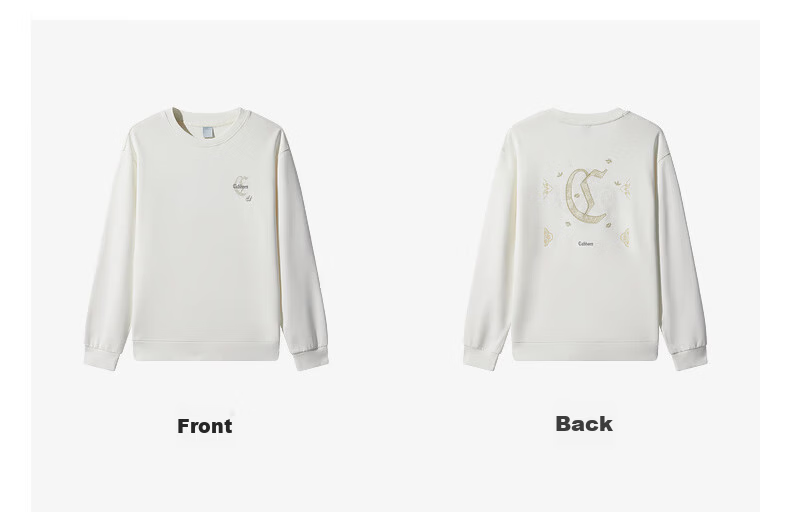 CABBEEN 300G Healthy Fabric Sweatshirt Traditional Ruyi Knot Logo Embroidery 2026 Spring Men's Long Sleeve Sweatshirt 13
