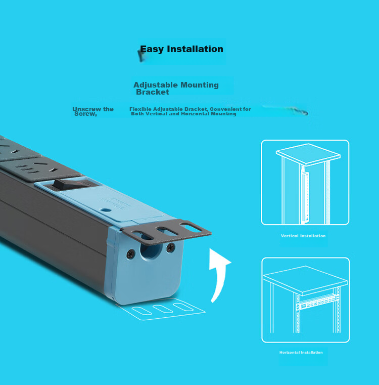 BULL New National Standard PDU Overload Protection Desktop Cabinet Power Strip Socket 8-Outlet Wireless Master Control Switch GNE-108EW 4