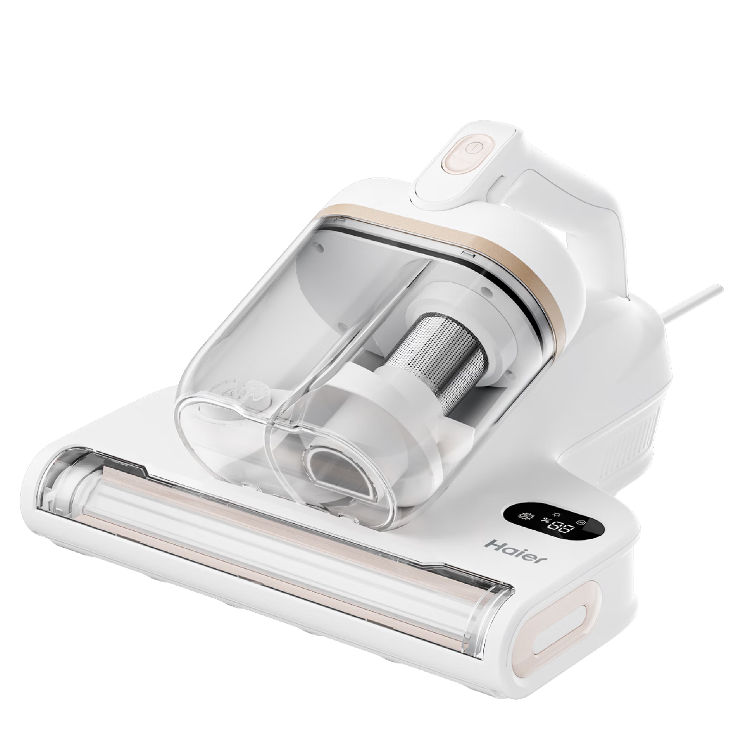 Haier Price Protection 618 White Chocolate Pro Mite Removal Device High-Temperature Sterilization Bed Vacuum Cleaner Strong Suction Dual Cup Fragrance Mite Removal HSM-Y301