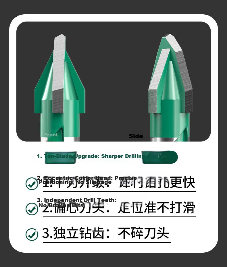 Baolian Drill Bit Grinding Tool Portable Electric Drill Grinding Head Sharpener Repair Grinding Wheel Kit 2