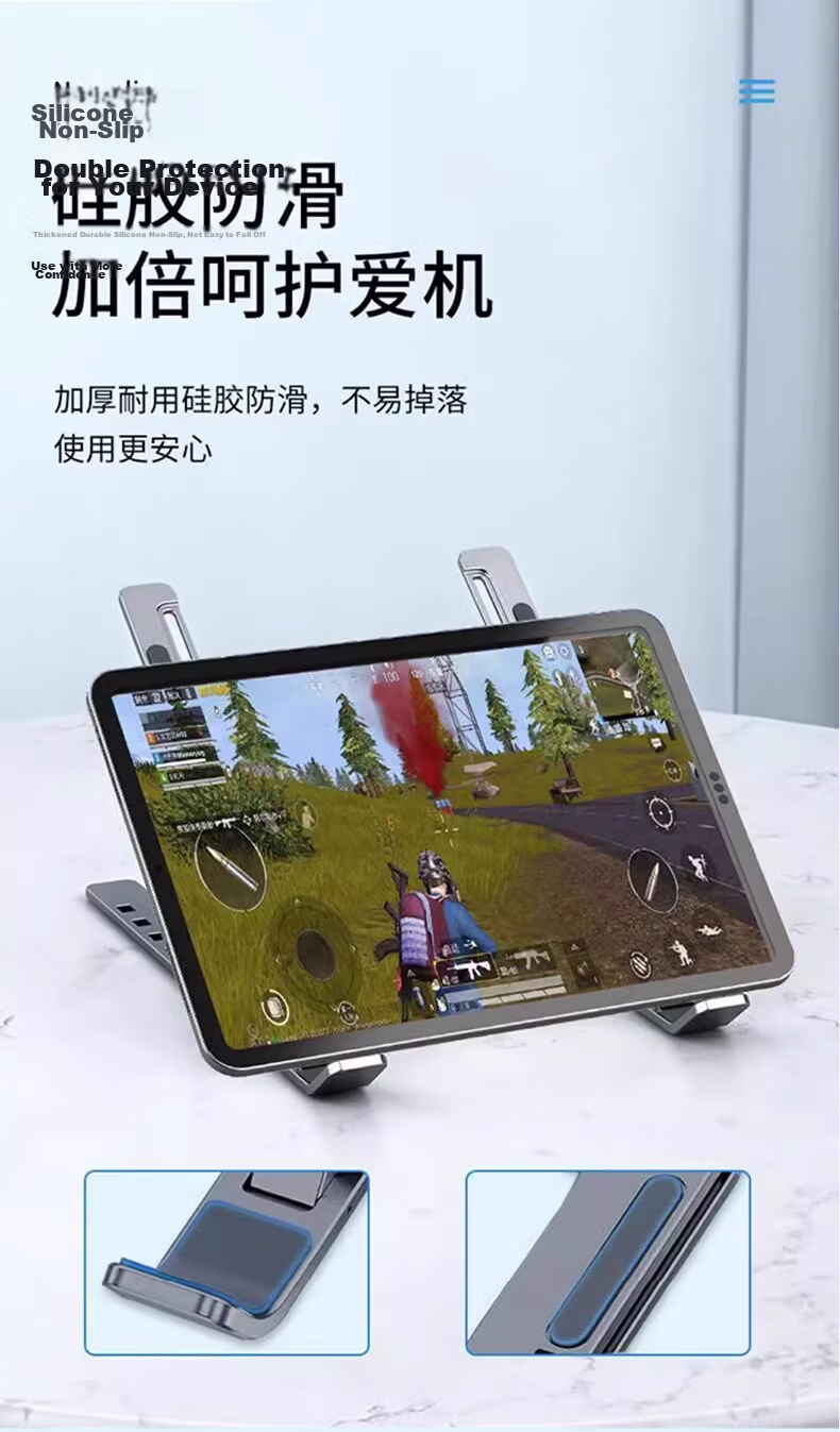 Youhuoda Foldable Adjustable Laptop Stand Aluminum Alloy Cooling Holder Portable Vertical Laptop Stand 8