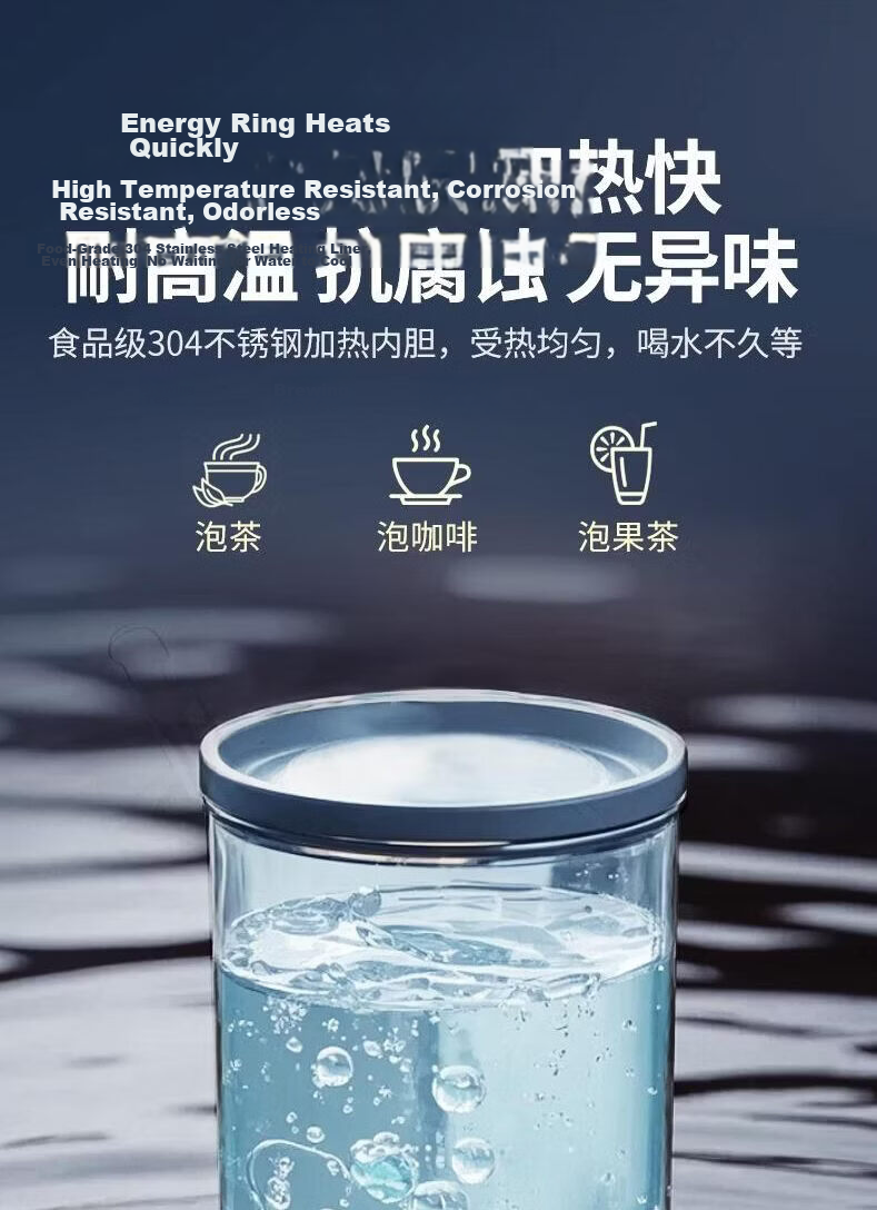 TRULIVA Home Water Dispenser Bottom-Load Bottled Water Cooler Hot and Cold Model 3021D Electric Kettle 5