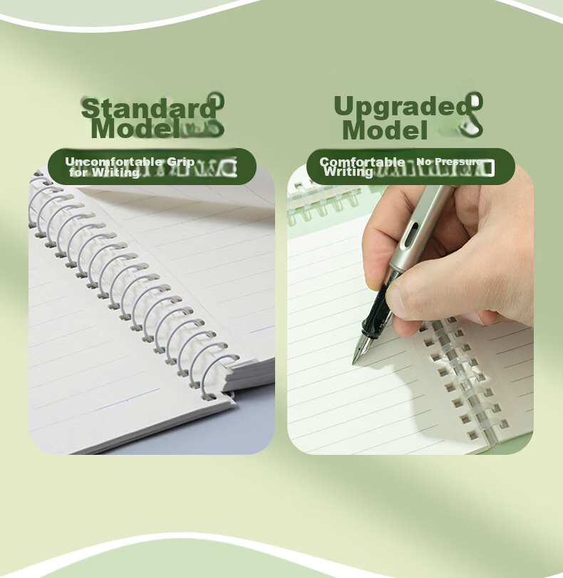 M&G Stationery A5 Notebook, High-Quality Simple Small Spiral-Bound Notebook for Students' Mistakes, Drafts, And Notes, Portable Learning Supplies, Plain White 1 Book XA5849 2